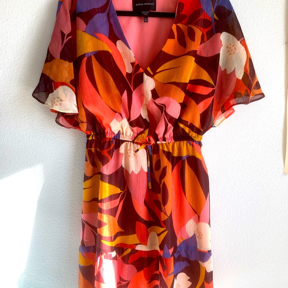 - Donna Morgan V neck Mini dress
